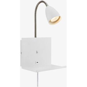 Markslöjd Cuarto 1L - Metallisk Væglampe - GU10 Max 7W - Hvid Markslöjd Cuarto 1L - Metallisk Væglampe - GU10 Max 7W - Hvid