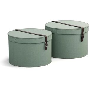 Bigso Box of Sweden Set 2 Rut Green - Storage Box Bigso Box of Sweden Set 2 Rut Green - Storage Box