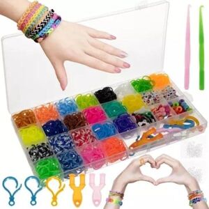 Mobil o Teknik Loom Bands Kit - 1500 kappaletta 23 värissä Mobil o Teknik Loom Bands Kit - 1500 kappaletta 23 värissä