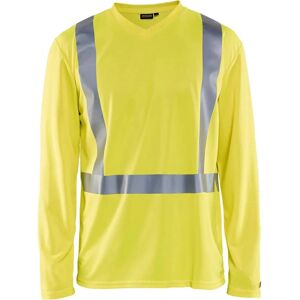 Blaklader 3383 Hi-Vis Long Sleeve T-Shirt - Mens - Yellow - High Visibility Blaklader 3383 Hi-Vis Long Sleeve T-Shirt - Mens - Yellow - High Visibility