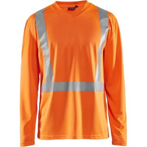 Blaklader 3383 hi-vis long-sleeve t-shirt - mens - High Vis Orange - Long-sleeve T-shirt Blaklader 3383 hi-vis long-sleeve t-shirt - mens - High Vis Orange - Long-sleeve T-shirt