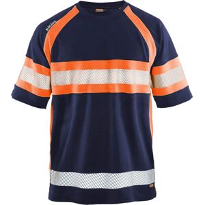 Blaklader 3337 Navy blue/orange Hi-Vis UV T-Shirt - Safety Wear Blaklader 3337 Navy blue/orange Hi-Vis UV T-Shirt - Safety Wear