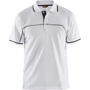 Blaklader 3389 Camisa Polo de Trabajo - Blanco/gris oscuro - Ropa de trabajo Blaklader 3389 Camisa Polo de Trabajo - Blanco/gris oscuro - Ropa de trabajo