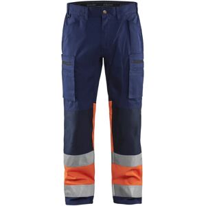 Pantalones de trabajo de alta visibilidad Marina/Naranja - Pantalones de trabajo Pantalones de trabajo de alta visibilidad Marina/Naranja - Pantalones de trabajo