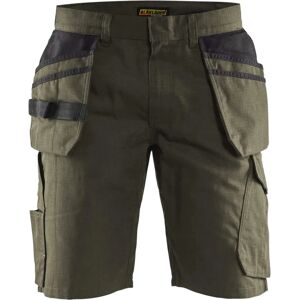 Blaklader 1494 Shorts Donkergroen/zwart - Duurzame ripstop werkkleding Blaklader 1494 Shorts Donkergroen/zwart - Duurzame ripstop werkkleding