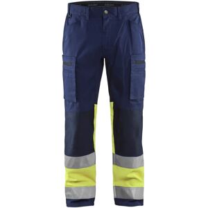 Blåkläder 1551 Høj synligheds arbejdssbuks med stretch Blåkläder 1551 Høj synligheds arbejdssbuks med stretch