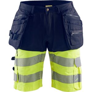 Blaklader 1596 Hi-Vis Shorts - herre - 4-veis-stretch - marineblå/gul Blaklader 1596 Hi-Vis Shorts - herre - 4-veis-stretch - marineblå/gul