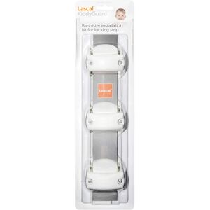 Kit de Fixation pour Barrière de Sécurité Lascal - Blanc - Pour Rails Ronds et Carrés - Publicité Kit de Fixation pour Barrière de Sécurité Lascal - Blanc - Pour Rails Ronds et Carrés - Publicité