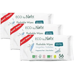 Naty Ekologiska Babyservetter - Hypoallergena, Komposterbara, Växtbaserade Naty Ekologiska Babyservetter - Hypoallergena, Komposterbara, Växtbaserade