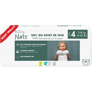 Eco Naty Couches Taille 4 - Premium à Base de Plantes, Sans Plastique - Publicité Eco Naty Couches Taille 4 - Premium à Base de Plantes, Sans Plastique - Publicité