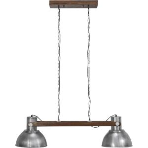 PR Home Ashby Dobbel Taklampe - 110cm - Lys Sølv Taklys PR Home Ashby Dobbel Taklampe - 110cm - Lys Sølv Taklys