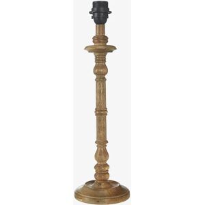 PR Home - Mango Træ Joy Lampe - Naturlig - 57cm - Klassisk Design PR Home - Mango Træ Joy Lampe - Naturlig - 57cm - Klassisk Design