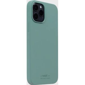 HoldIt siliconen hoesje voor iPhone 12 / 12 Pro - Mosgroen HoldIt siliconen hoesje voor iPhone 12 / 12 Pro - Mosgroen