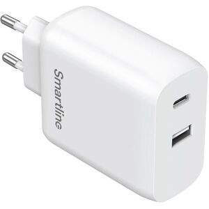 Smartline 65W Vegglader - Rask Lading USB-C & USB-A Smartline 65W Vegglader - Rask Lading USB-C & USB-A