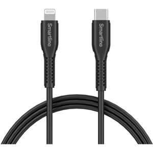 Apple MFI USB-C til Lightning Kabel 2m - Svart Apple MFI USB-C til Lightning Kabel 2m - Svart