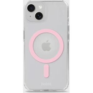 Holdit iPhone 13/14/15 MagSafe Transparent Rosa Hülle Holdit iPhone 13/14/15 MagSafe Transparent Rosa Hülle