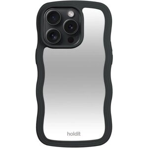 Holdit svart vågig skal till iPhone 14 Pro - Miljövänlig & Snygg Holdit svart vågig skal till iPhone 14 Pro - Miljövänlig & Snygg