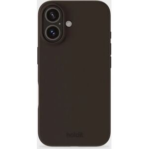 Holdit iPhone 16 Blød berøring silikonecover - Chokolade Holdit iPhone 16 Blød berøring silikonecover - Chokolade