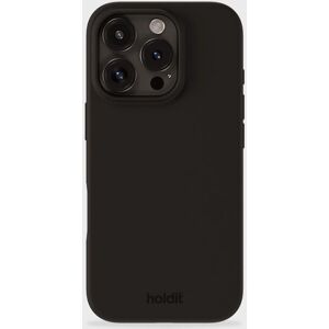 HoldIt Silikonhülle iPhone 16 Pro Schwarz - Smartphone Hülle HoldIt Silikonhülle iPhone 16 Pro Schwarz - Smartphone Hülle