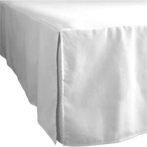 Mille Notti Napoli Sängkappa - Bomull, 220cm, Vit Mille Notti Napoli Sängkappa - Bomull, 220cm, Vit