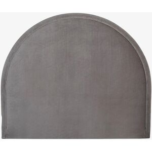 Mille Notti - Luna Fløjl Hovedgavl - 90x135 - Lysgrå - Hovedgavl Mille Notti - Luna Fløjl Hovedgavl - 90x135 - Lysgrå - Hovedgavl