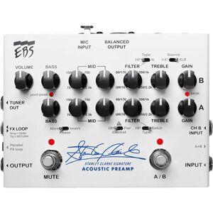 EBS Stanley Clarke Acoustic Preamp - 2 Channel Studio-Quality Microphone Mixer EBS Stanley Clarke Acoustic Preamp - 2 Channel Studio-Quality Microphone Mixer