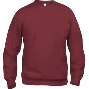 Clique Basic Rundhals Sweatshirt - Bourgogne - Unisex Clique Basic Rundhals Sweatshirt - Bourgogne - Unisex