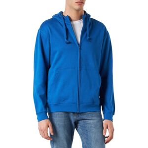 Clique Basic Royal Blue Hættetrøje med fuld lynlås - Hoodie Clique Basic Royal Blue Hættetrøje med fuld lynlås - Hoodie