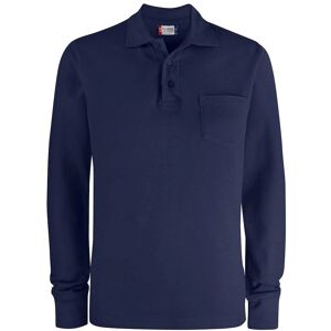 Clique Basic Navy Langærmet Unisex Polo Clique Basic Navy Langærmet Unisex Polo