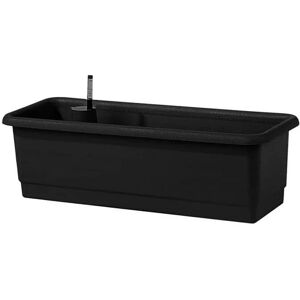 Jardinière de balcon Orthex Epoque 60cm Noir - Arrosage durable - Publicité Jardinière de balcon Orthex Epoque 60cm Noir - Arrosage durable - Publicité