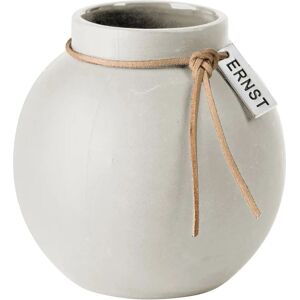 ERNST Hvid rund vase - Blomsterarrangement ERNST Hvid rund vase - Blomsterarrangement