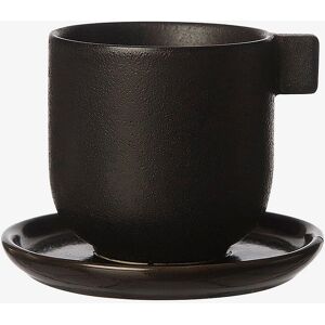 ERNST - Kaffekop med skål - Sort ERNST - Kaffekop med skål - Sort