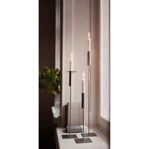 ERNST - Sølv lysestage 45 cm - Elegant aluminium ERNST - Sølv lysestage 45 cm - Elegant aluminium