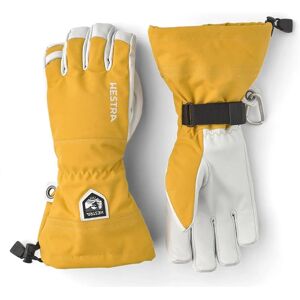 Hestra Army Leather Heli Ski - Yellow/White - Ski Gloves Hestra Army Leather Heli Ski - Yellow/White - Ski Gloves