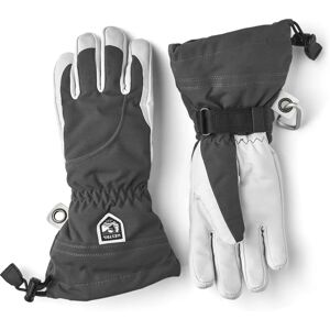 Hestra Womens Army Leather Heli Ski Glove - Grey/White - Gloves Hestra Womens Army Leather Heli Ski Glove - Grey/White - Gloves