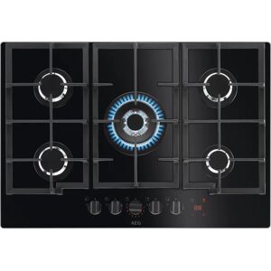 AEG HKB75450NB 74cm 5 Burner Hob - Black AEG HKB75450NB 74cm 5 Burner Hob - Black