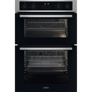 Zanussi ZKCNA7XN - Black / Stainless Steel - Electric Double Oven Zanussi ZKCNA7XN - Black / Stainless Steel - Electric Double Oven
