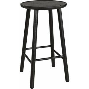 Hans K - ZigZag - Black ash 47/63/78 cm - Bar stool Hans K - ZigZag - Black ash 47/63/78 cm - Bar stool