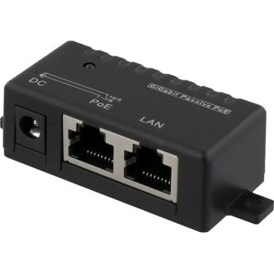 Deltaco POE-109 Adaptateur Ethernet Gigabit - 48 V Deltaco POE-109 Adaptateur Ethernet Gigabit - 48 V