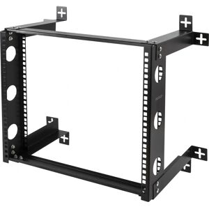 Deltaco 19-DTSR0509 Seinälle asennettava rack-teline 9U Teräs Musta Deltaco 19-DTSR0509 Seinälle asennettava rack-teline 9U Teräs Musta