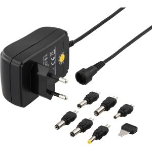 Deltaco PSR-15B Universaali Mobiililaturi - Virtalähde 3-12V Deltaco PSR-15B Universaali Mobiililaturi - Virtalähde 3-12V