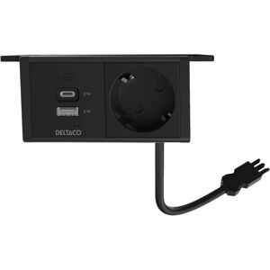 Deltaco Modell GT-1101 Steckdosenleiste - USB-C & USB-A Deltaco Modell GT-1101 Steckdosenleiste - USB-C & USB-A
