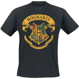 Harry Potter Hogwart's Crest Musta T-paita - Short Sleeve - Unisex Harry Potter Hogwart's Crest Musta T-paita - Short Sleeve - Unisex