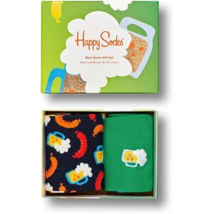Happy Socks Women's Beer Socks Gift Box - Green/Navy - 2-Pack - UK 4-7.5 / EU 36-46 Happy Socks Women's Beer Socks Gift Box - Green/Navy - 2-Pack - UK 4-7.5 / EU 36-46