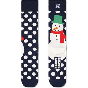 Happy Socks Jumbo Snowman Crew Socks Navy - Crew Socks Happy Socks Jumbo Snowman Crew Socks Navy - Crew Socks