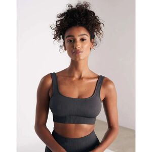 Aim'n - Sport-Bh Grå Ribbet Seamless Bh Aim'n - Sport-Bh Grå Ribbet Seamless Bh