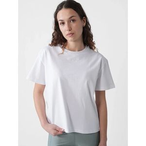 Aim'n Toppi Vit Boxy T-Shirt - Oversized, Ekologisk Bomull Aim'n Toppi Vit Boxy T-Shirt - Oversized, Ekologisk Bomull