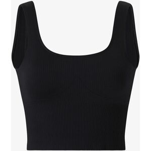 aim'n - Ribbet sømløs shapewear-bh - Sort L Kvinde aim'n - Ribbet sømløs shapewear-bh - Sort L Kvinde