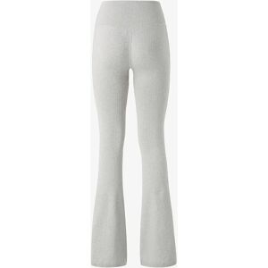 aim'n - Sømløse ribbede flare tights - Grå XL Damer aim'n - Sømløse ribbede flare tights - Grå XL Damer