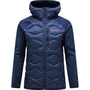Peak Performance - Helium Down Hybrid Hood - Blå - L - Jakke Peak Performance - Helium Down Hybrid Hood - Blå - L - Jakke